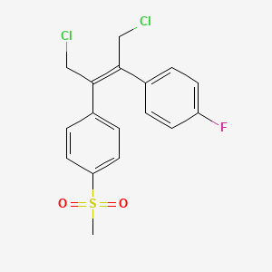 (Z)-1-(1,4-dichloro-3-(4-(methylsulfonyl)phenyl)but-2-en-2-yl)-4-fluorobenzene