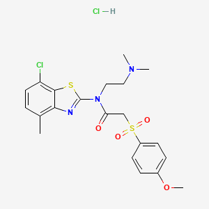 molecular formula C21H25Cl2N3O4S2 B2546472 Tcmdc-142850 CAS No. 1215825-43-6