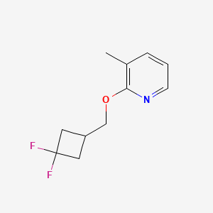 2-[(3,3-Difluorocyclobutyl)methoxy]-3-methylpyridine