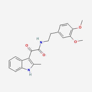 N-[2-(3,4-dimethoxyphenyl)ethyl]-2-(2-methyl-1H-indol-3-yl)-2-oxoacetamide
