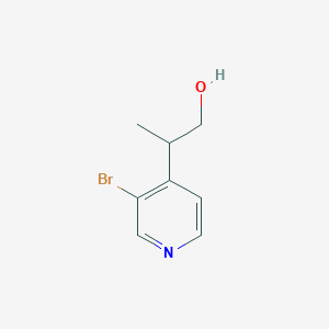 molecular formula C8H10BrNO B2546527 2-(3-Bromopyridin-4-yl)propan-1-ol CAS No. 2248405-68-5