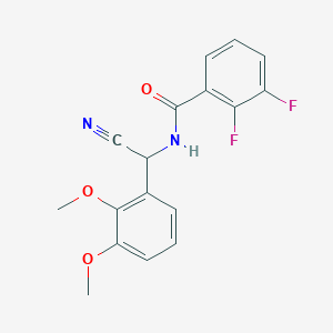 N-[cyano(2,3-dimethoxyphenyl)methyl]-2,3-difluorobenzamide