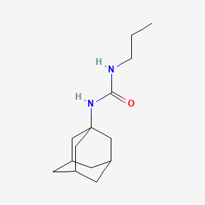 molecular formula C14H24N2O B2546538 1-(Adamantan-1-yl)-3-propylurea CAS No. 73405-14-8