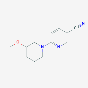 6-(3-Methoxypiperidin-1-yl)nicotinonitrile