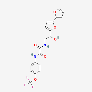 N-(2-{[2,2'-bifuran]-5-yl}-2-hydroxyethyl)-N'-[4-(trifluoromethoxy)phenyl]ethanediamide