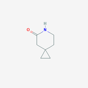 molecular formula C7H11NO B2546618 6-氮杂螺[2.5]辛烷-5-酮 CAS No. 1215111-75-3