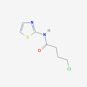 4-Chloro-N-(1,3-thiazol-2-yl)butanamide