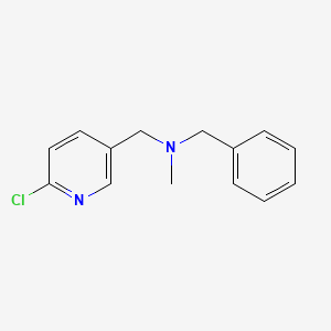 N-benzyl(6-chloro-3-pyridinyl)-N-methylmethanamine
