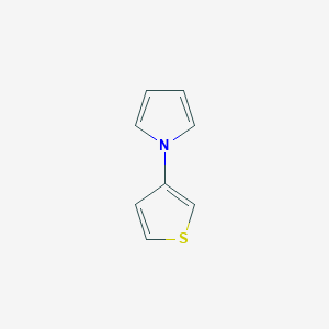 molecular formula C8H7NS B2546731 1-(3-噻吩基)-1H-吡咯 CAS No. 79844-48-7