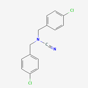 N,N-bis(4-chlorobenzyl)cyanamide
