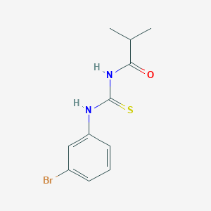 molecular formula C11H13BrN2OS B254675 N-(3-bromophenyl)-N'-isobutyrylthiourea 
