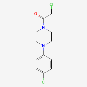molecular formula C12H14Cl2N2O B2546762 1-(氯乙酰)-4-(4-氯苯基)哌嗪 CAS No. 60121-78-0