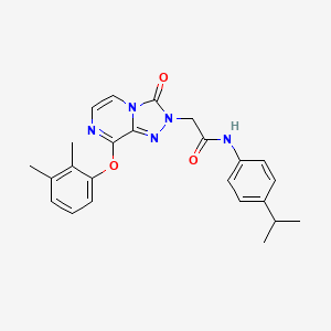 molecular formula C24H25N5O3 B2546787 N-(3-fluorophenyl)-3-(3-oxo-3-pyrrolidin-1-ylpropyl)piperidine-1-carboxamide CAS No. 1251696-98-6