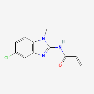 N-(5-Chloro-1-methylbenzimidazol-2-yl)prop-2-enamide