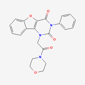 1-(2-morpholino-2-oxoethyl)-3-phenylbenzofuro[3,2-d]pyrimidine-2,4(1H,3H)-dione