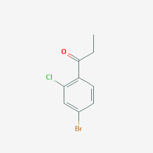 1-(4-Bromo-2-chlorophenyl)propan-1-one