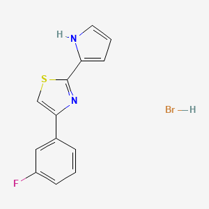 4-(3-Fluorophenyl)-2-(1H-pyrrol-2-yl)-1,3-thiazole hydrobromide