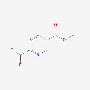 molecular formula C8H7F2NO2 B2546854 6-(二氟甲基)烟酸甲酯 CAS No. 1355729-43-9