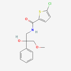 molecular formula C15H16ClNO3S B2546860 5-chloro-N-(2-hydroxy-3-methoxy-2-phenylpropyl)thiophene-2-carboxamide CAS No. 2034230-62-9