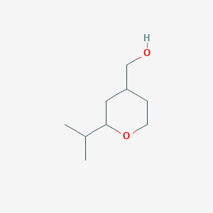 [2-(Propan-2-yl)oxan-4-yl]methanol