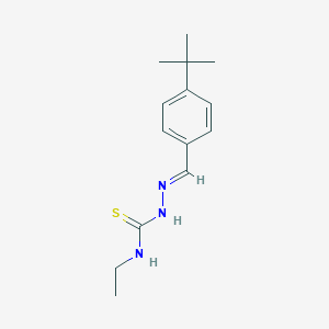 molecular formula C14H21N3S B254691 4-tert-butylbenzaldehyde N-ethylthiosemicarbazone 