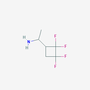 B2546914 1-(2,2,3,3-Tetrafluorocyclobutyl)ethanamine CAS No. 2248349-20-2