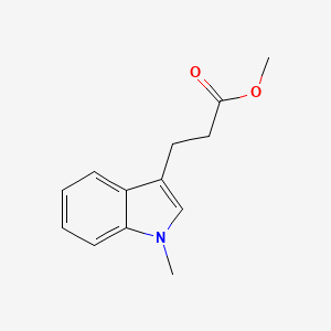 molecular formula C13H15NO2 B2546915 methyl 3-(1-methyl-1H-indol-3-yl)propanoate CAS No. 57901-08-3