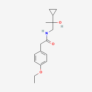 molecular formula C16H23NO3 B2546923 N-(2-环丙基-2-羟基丙基)-2-(4-乙氧基苯基)乙酰胺 CAS No. 1286712-10-4