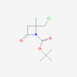 Tert-butyl 2-(chloromethyl)-2-methyl-4-oxoazetidine-1-carboxylate