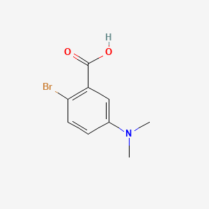 molecular formula C9H10BrNO2 B2546938 2-Bromo-5-(dimethylamino)benzoic acid CAS No. 1035235-21-2