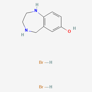 2,3,4,5-tetrahydro-1H-1,4-benzodiazepin-7-ol dihydrobromide