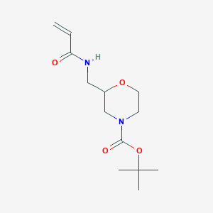Tert-butyl 2-[(prop-2-enoylamino)methyl]morpholine-4-carboxylate