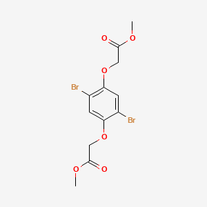 Dimethyl 2,2'-((2,5-dibromo-1,4-phenylene)bis(oxy))diacetate