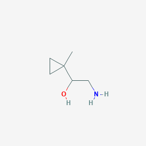 2-Amino-1-(1-methylcyclopropyl)ethan-1-OL