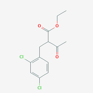 molecular formula C13H14Cl2O3 B2546995 2-(2,4-二氯苄基)-3-氧代丁酸乙酯 CAS No. 63218-45-1