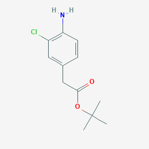 Tert-butyl 2-(4-amino-3-chlorophenyl)acetate