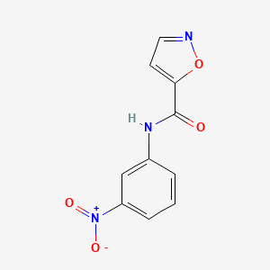 N-(3-nitrophenyl)isoxazole-5-carboxamide