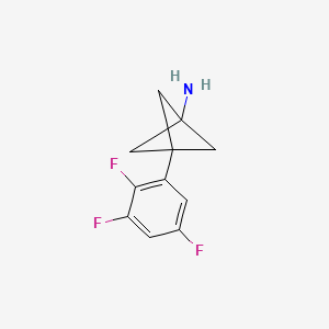 3-(2,3,5-Trifluorophenyl)bicyclo[1.1.1]pentan-1-amine