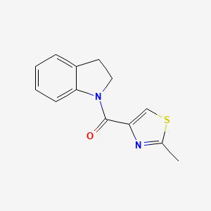 2,3-Dihydroindol-1-yl-(2-methyl-1,3-thiazol-4-yl)methanone