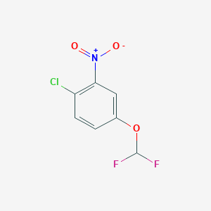 1-Chloro-4-(difluoromethoxy)-2-nitrobenzene