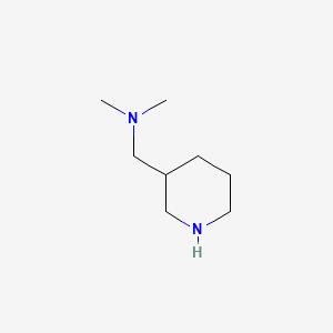 molecular formula C8H18N2 B2547121 N,N-Dimethyl-1-piperidin-3-ylmethanamine CAS No. 254905-65-2; 90203-05-7
