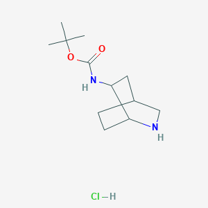 tert-butyl N-{2-azabicyclo[2.2.2]octan-6-yl}carbamate hydrochloride
