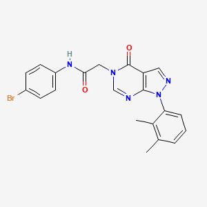 molecular formula C21H18BrN5O2 B2547265 N-(4-bromophenyl)-2-(1-(2,3-dimethylphenyl)-4-oxo-1H-pyrazolo[3,4-d]pyrimidin-5(4H)-yl)acetamide CAS No. 894996-45-3