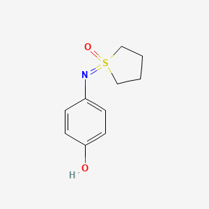 molecular formula C10H13NO2S B2547270 1-[(4-羟基苯基)亚氨基]-1lambda6-硫烷-1-酮 CAS No. 1955493-41-0