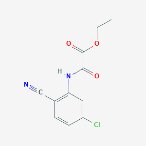 Ethyl 2-((5-chloro-2-cyanophenyl)amino)-2-oxoacetate