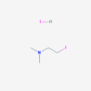 molecular formula C4H11I2N B2547289 (2-Iodoethyl)dimethylamine hydroiodide CAS No. 76004-08-5
