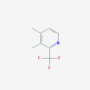 molecular formula C8H8F3N B2547305 3,4-二甲基-2-(三氟甲基)吡啶 CAS No. 1448776-76-8