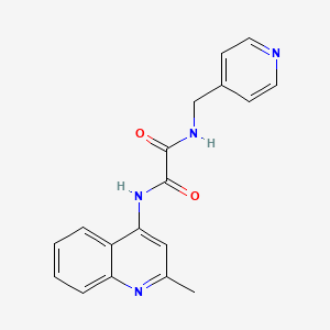 molecular formula C18H16N4O2 B2547322 N1-(2-甲基喹啉-4-基)-N2-(吡啶-4-基甲基)草酰胺 CAS No. 941999-31-1