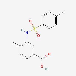 4-Methyl-3-{[(4-methylphenyl)sulfonyl]amino}benzoic acid