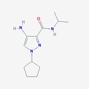 4-Amino-1-cyclopentyl-N-isopropyl-1H-pyrazole-3-carboxamide